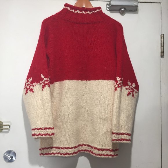 VINTAGE EXPRESS TRICOT CHUNKY KNIT WOOL SWEATERS SIZE M - Picture 3 of 8